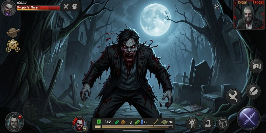 Gameplay menyeramkan dalam 93337 yang membuat jantung berdebar.