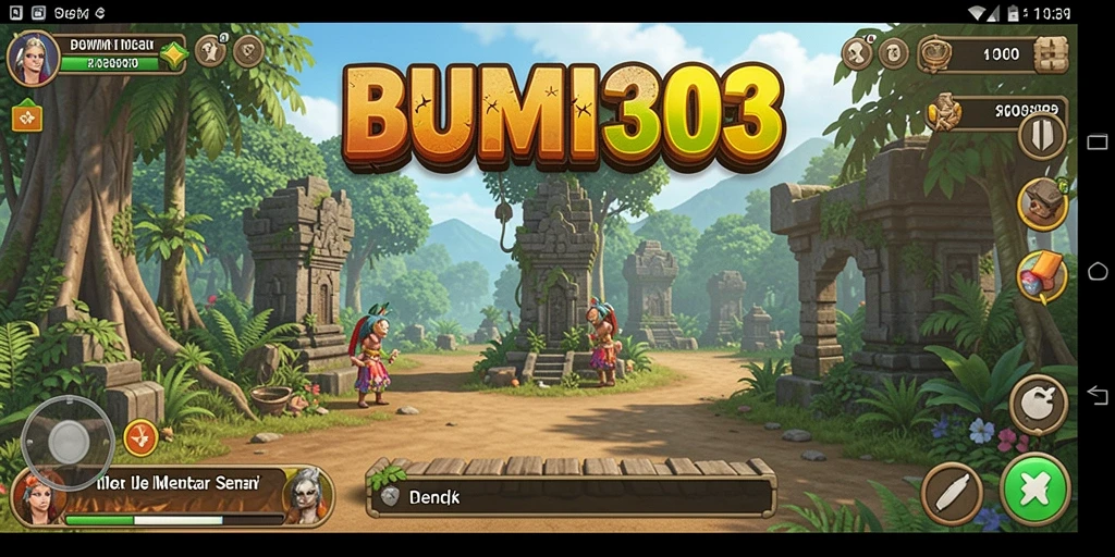 Tampilan menarik gameplay BUMI303 yang menyenangkan.
