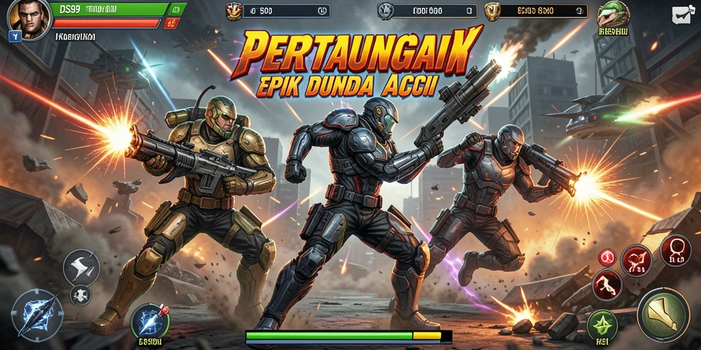 Gameplay seru DS99 dengan pertarungan yang mendebarkan.