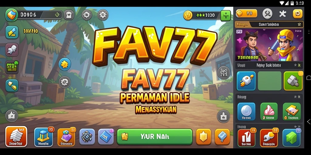 Gameplay FAV77 yang menarik dengan karakter lucu.