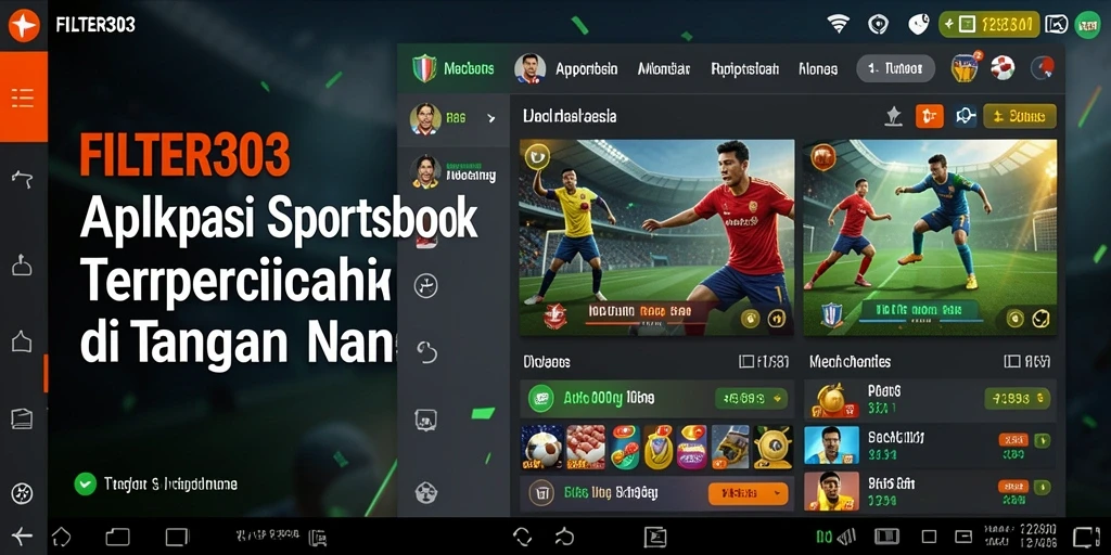 Tampilan gameplay olahraga yang menarik dari FILTER303.