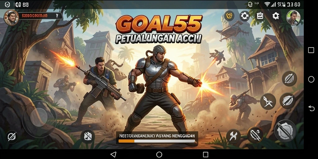 Tampilan menarik dari pertempuran seru dalam GOAL55.