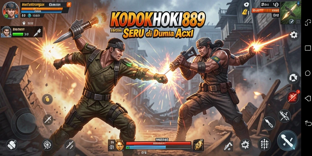 Tangkapan layar KODOKHOKI889 menampilkan gameplay yang mendebarkan dengan aksi yang intens.
