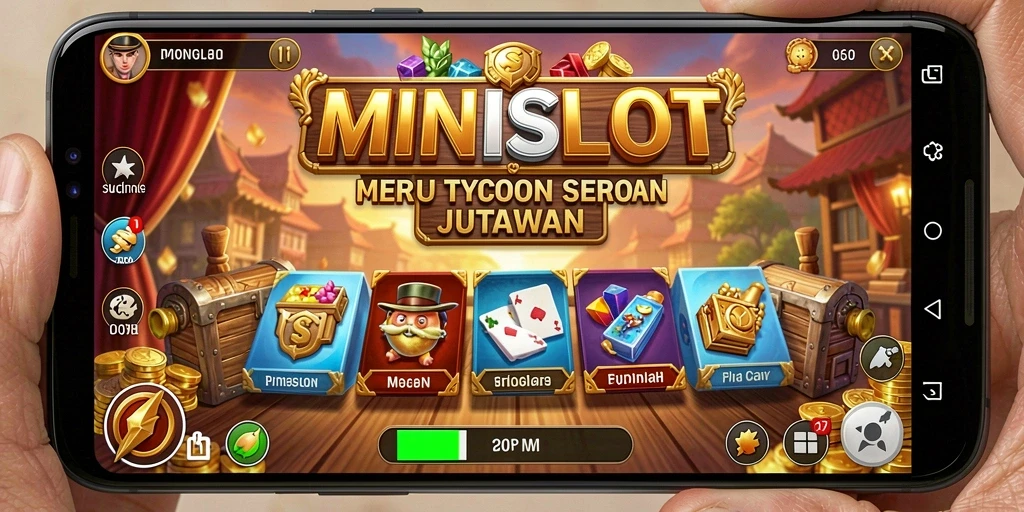 Tampilan gameplay MINISLOT menunjukkan strategi Tycoon yang menarik.