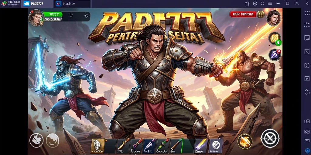 Tampilan gameplay PADI777 yang menakjubkan dalam pertempuran.
