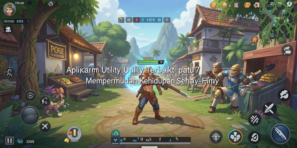 Tampilan utama PP7 dengan akses mudah ke semua fitur utility.