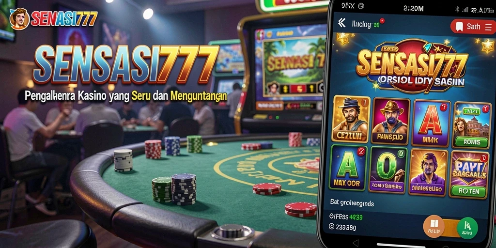 Tampilan gameplay menarik dan interaktif di SENSASI777.